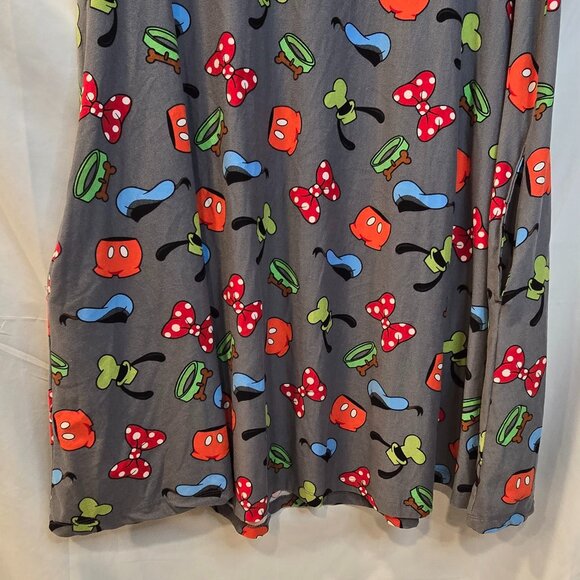 Ambrie Dress Disney Soft Size XL Pockets Gray - Picture 3 of 8